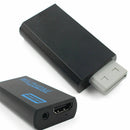 Portable Wii to HDMI Wii2HDMI Full HD Converter Audio Output Adapter TV Black