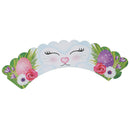 12 pair Rabbit Party Cupcake Toppers and Wrappers Fiesta Rabbit Party Suppl BX