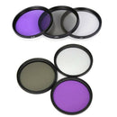 58Mm Uv+Cpl+Fld 3 In 1 Lens Filter Set Bag For Nikon Sony Pentax Camera Len H7K7