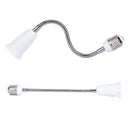 30cm Lamp Extender Flexible Extension Adapter E27 To E27 Light Bulb Lamp Hold-3C