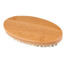 1PC Men Natural Boar Bristle Beard Mustache Brush Cleaning Tool Shaving  OZ