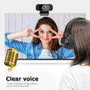 B3 1080P Full HD Webcam USB Computer Laptop Driver-Free Web Camera with Mic A