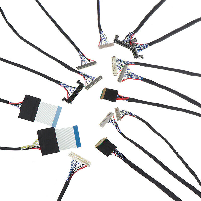 15pcs LVDS cable kit 10-65inch 20-50pin 6bit 8bit Commonly used screen cable Hn