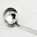3pcs Stainless Steel Soup Spoons Ladle Long Handle W/Hook