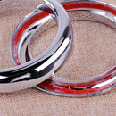 2x ABS Chrome Front Fog Light Lamp Cover Trim fit for MITSUBISHI Outlander 2017