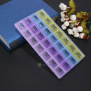 28 Slots Compartments Weekly Pills Box 7 Days Medicine Organizer Container Case