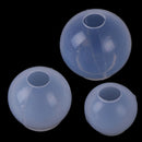 3pcs transparent ball 20/25/30mm pendant mold set silicone mold DIY jwelry make&