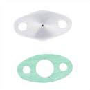 Turbo Oil Feed Inlet Flange Gasket Adapter Kit 4AN 4 AN Fitting T3/ME