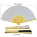 15 Pcs Bamboo Folding Fans Handheld Folded Fan For Wedding Party And Home O N5G3