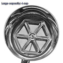 Stainless Steel Flour Sifter Large Baking Sieve Cup for Powdered Sugar R2K7
