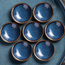 5Pcs Blue Ceramic Glaze Chopstick Rest Spoon Fork Rest Table Decor Newest Useful