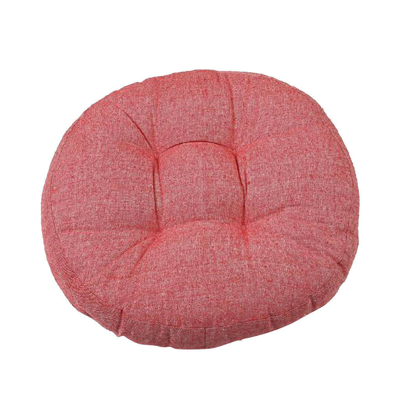 45cm Tatami Cushion Handmade Pillow Floor Chair Seat, Cotton, Red