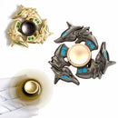 HOT Stress Relief Tri Metal Alloy Gyro Finger Tip Hand Spinner Desk Fidget Toys