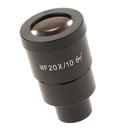 1PC WF-20X 10mm Widefield High-view Eyepiece for Biological Microscopes 30mm