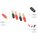 Ground Wire Ring Car 4GA Audio Modified Fork Brass Terminal Block