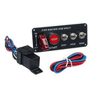 Engine Start Push Button Ignition Switch Panel Frame,  Carbon Fiber Racing Car