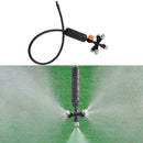 Garden Lawn Sprinkler Irrigation Mist Fog 5-head Nozzle Spray Mounting A XAS