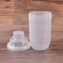 1pc transparent plastic 200ml protein shaker water bottle sports fitness gym M&E