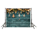 Christmas Wooden Board Background Cloth Photography Backdrop Photo Decor