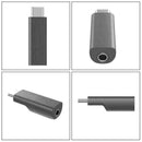 USB Type-C to 3.5mm Mic Microphone Audio Adapter For DJI Origi Pocket New O I0X1