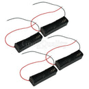 4Pcs Plastic Storage Case Protect Holder Box For-1x18650 Battery With Wire Leads