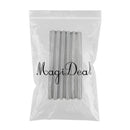 Rod Pocket Satin Window Curtains Blackout Shade Curtains  200x250cm Grey