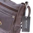 Fashion Women Shoulder Bag Satchel Crossbody Bags Sling Handbag (Dark Brown