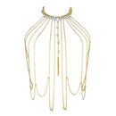 Exaggerated Women Multilayers Long Tassel Body Chain Sexy Beach Necklace
