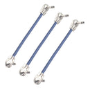 6.35mm Mono Male to 6.35 Male Guitar Pedal Braided Cable for Guitar Effect Pedal