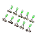10PCS New Fishing Bite Alarms Fishing Rod Stalk Bells & Clamp Tips Fishing Bell@