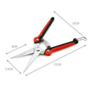Straight Pruning Shears Stainless Steel Home Garden Scissors Shears Pruning Q0V4