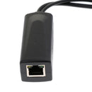 Active 48V to 12V PoE Power Over Ethernet Splitter Compliant with IEEE 802.3af /