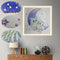 Diy 5D Partial Shaped Diamond Painting Moon Cat Cross Stitch Diamond Embroi