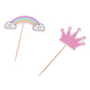 Unicorn Series Assorted Cake Toppers Baby Shower Party Supplies