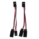 Y-Harness Male Female Plug 2 in 1 Convert Cable for Futaba JR Servo Accs