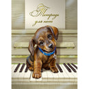 Full Round Drill 5D DIY Diamond Painting Dog Animal Embroidery Art (SM007)