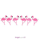 9pcs Flamingo Xmas Garland Bunting Banner Pennant Kids Room Party Decor