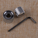 Electric Guitar Bass Control Dual Concentric Stacked Knobs with Wrenches
