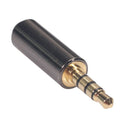 3.5mm Male to Female OMTP to CTIA Earphone Adapter for Microphone Conversion