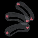 3Pcs Reusable Eyebrow Grooming Stencil Eye Brow Drawing Tips Makeup OZ