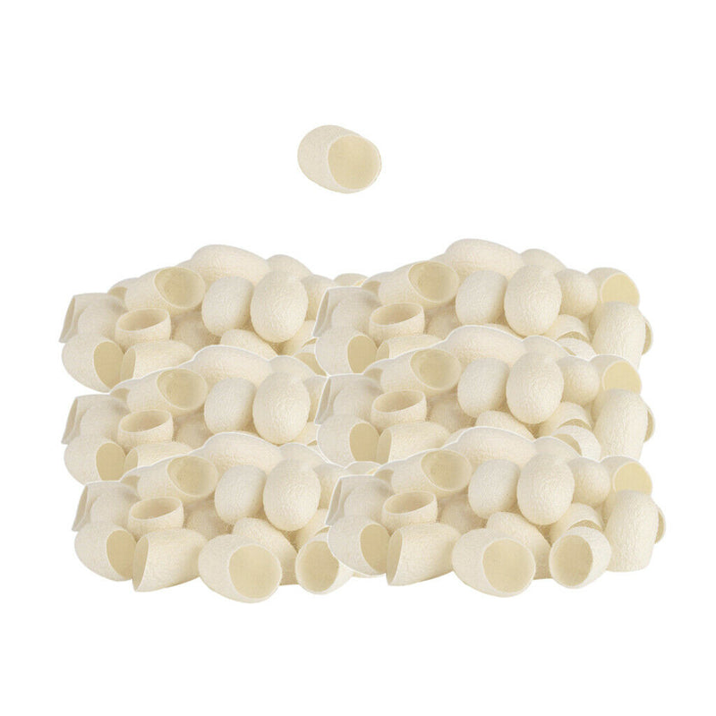 100 Pcs Natural Silkworm Cocoons Ball Facial Cleanser Exfoliating Skin Care