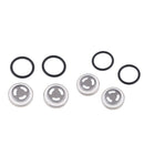 4-Set 18mm Motorbike Brake Sight Len Mirror Gasket Master Cylinder Reservoir