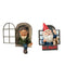 Wall Sculpture Garden Gnome Statue Outdoor Elf Out The Door / Window Tree Hugger