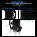 200W 4" LED Combo Work Light Bar Spotlight Off-road Driving Fog Lamp Tractor Ew