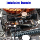 Pcie Bt2 12+6 Pin Bluetooth Wifi Wireless Card Module To M.2 Ngff Key B+M A