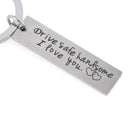 Drive Safe Keychain Boyfriend Girlfriend Keyring Dad Fathers Jewelry Gift OZ