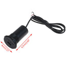 Motorcycle USB Car Charger 12V Switch Lighter Socket Plug Waterproof Adapter 3C