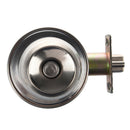 Stainless Steel Round Door Knobs Handle Entrance Passage Lock Entry with Ke