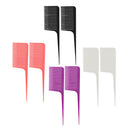 8Pcs Plastic Fine Weave Highlighting Foiling Hair Comb Dyeing Hair Combs