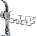 Adjustable Faucet Drainage Shelf Stainless Steel Kitchen Sundries Storage RaJ9Z3